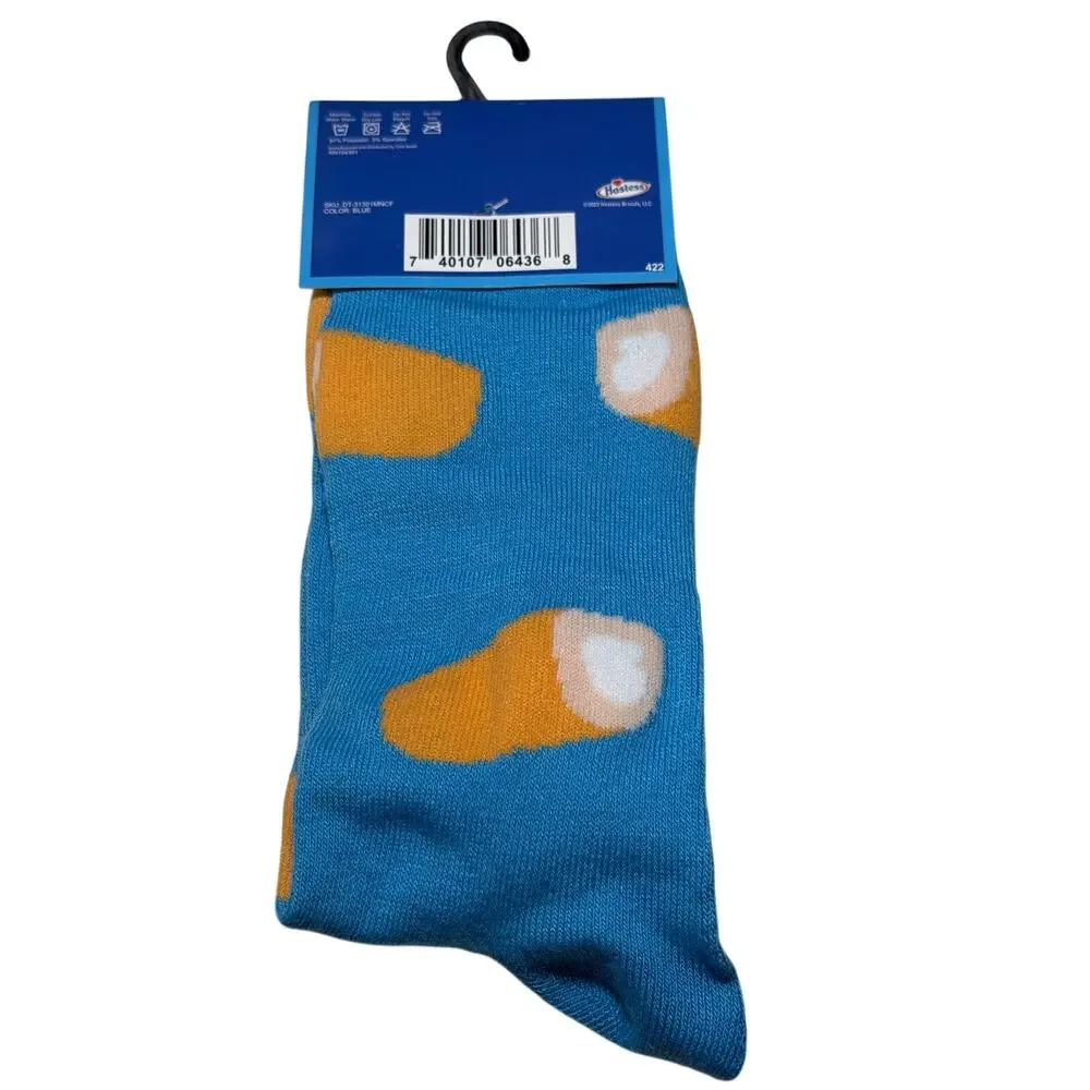 Hostess Twinkles Novelty Crew Socks Size 6-12 New